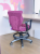 krzesło do biurka ergonomiczne fioletowe dla dziewczynki