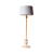 lampa podłogowa szara do salonu
