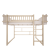 Łóżko antresola Basic białe 90x200 cm, nowoczesne i funkcjonalne, idealne dla dzieci i nastolatków.