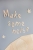 Drewniany napis ścienny "Make Some Noise ROARR"dinozaur