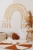 Drewniana dekoracja ścienna w kształcie tęczy, idealna do pokoju dziecka