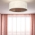 Plafon kremowy Velvet Cream z aksamitnym wykończeniem - elegancka lampa sufitowa do sypialni, salonu lub pokoju dziecka