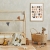 Plakat dla dzieci "Alfabet Boho II" – edukacyjny plakat w stylu boho, idealny do nauki alfabetu