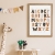 Plakat dla dzieci "Alfabet Boho II" – edukacyjny plakat w stylu boho, idealny do nauki alfabetu