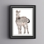 Plakat dla dzieci "Zebra" – egzotyczny plakat z zebrą, idealny do pokoju dziecka