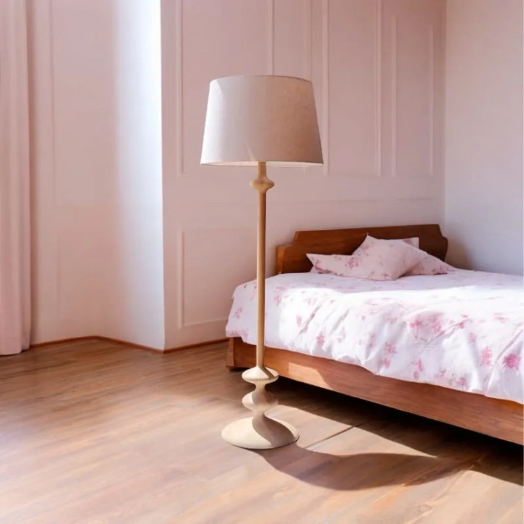 Lampa podłogowa lniana pudrowa powder vibe-6.webp