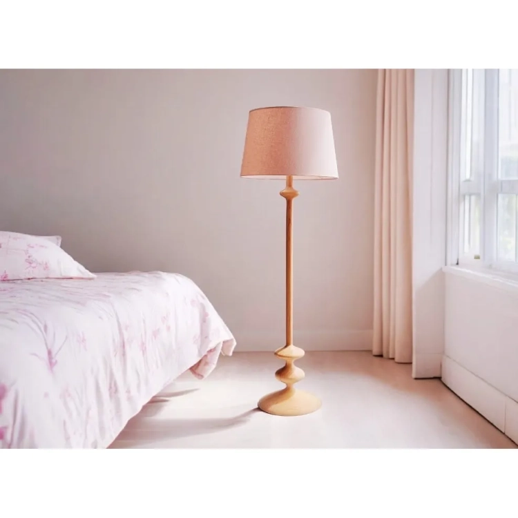 Lampa podłogowa lniana pudrowa powder vibe-7.webp