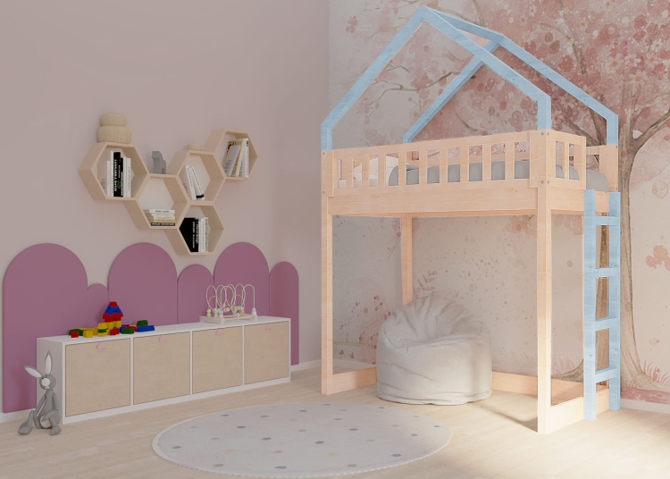 Łóżko dla dzieci antresola Lofty Dreams – idealne rozwiązanie dla małych przestrzeni