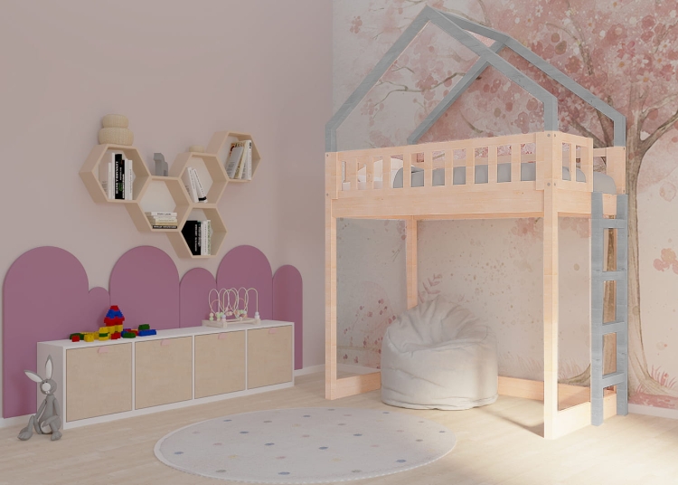 Łóżko dla dzieci antresola Lofty Dreams – idealne rozwiązanie dla małych przestrzeni