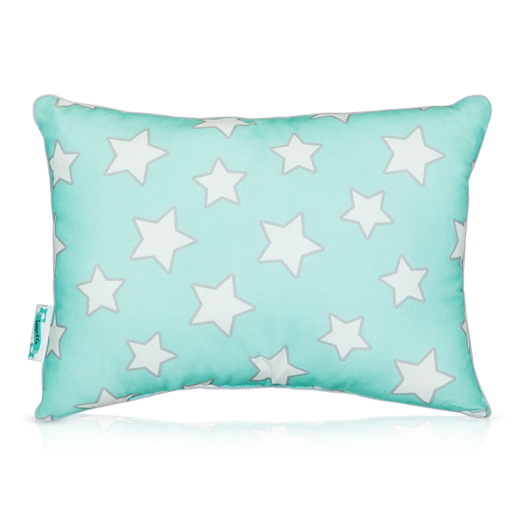 Poduszka ozdobna Mint & Grey Stars (2)