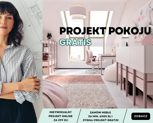 projekt pokoju dziecka i nastolatka online z zakupami