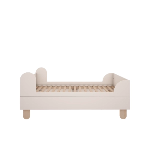 Łóżko Basic Złamana Biel 80x160 cm z zabudowanymi bokami