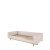 Minimalistyczne białe łóżko Basic 90x200 cm z zabudowanymi bokami