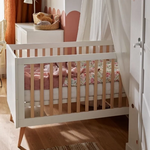Łóżeczko tapczanik białe 140x70 Pinio Swing_1.webp