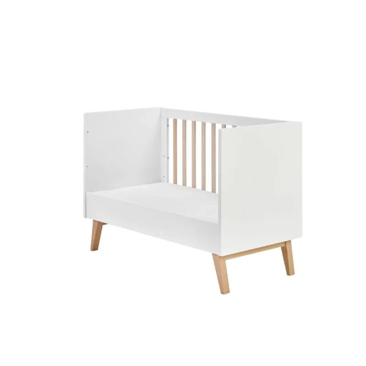 Łóżeczko niemowlęce białe 120x60 Pinio Swing_3.webp