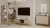 komoda Beige Harmony niska, komoda beżowa do pokoju dzieci, minimalistyczna komoda, komoda RTV w kolorze kawy z mlekiem, komoda dla dzieci i nastolatków