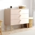 komoda Beige Harmony, komoda w stylu boho, komoda skandynawska z drewnianymi nóżkami, komoda z cichym domykiem, stylowa komoda w odcieniu cappuccino
