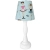 lampka nocna Doll Dancer miętowa, lampka z tancerkami dla dziewczynki, pastelowa lampka nocna, lampka baletnica miętowa, lampka z drewnianą podstawą