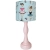 lampka nocna Doll Dancer miętowa, lampka z tancerkami dla dziewczynki, pastelowa lampka nocna, lampka baletnica miętowa, lampka z drewnianą podstawą