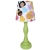 lampka nocna "Princess Dreams" dla dziewczynki, pastelowa lampka z księżniczkami, lampka na komodę z motywem księżniczek, lampa dziecięca z drewnianą podstawą, abażur z księżniczkami