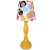 lampka nocna "Princess Dreams" dla dziewczynki, pastelowa lampka z księżniczkami, lampka na komodę z motywem księżniczek, lampa dziecięca z drewnianą podstawą, abażur z księżniczkami