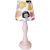 lampka nocna "Princess Dreams" dla dziewczynki, pastelowa lampka z księżniczkami, lampka na komodę z motywem księżniczek, lampa dziecięca z drewnianą podstawą, abażur z księżniczkami