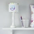 lampka nocna Wise Owl, lampka dziecięca z sowami, lampka z abażurem w błękitne sówki, lampka z drewnianą podstawą, lampka nocna do pokoju dziecka