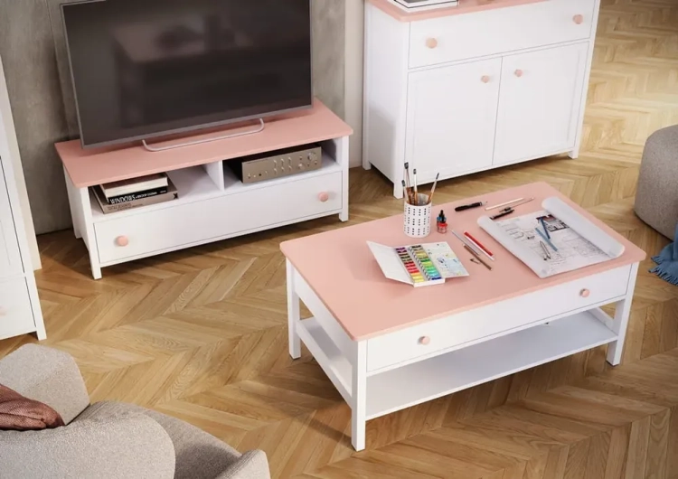 Szafka-RTV-LUNA-szerokosc-120-cm-bialy--rozowy-13-Tradycyjna-Do-salonu-Do-pokoju-mlodziezowego.webp