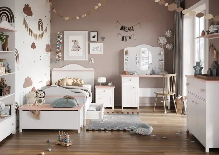 Biurko-LUNA-szerokosc-110-cm-bialy--rozowy-3-Tradycyjna-Do-salonu-Do-pokoju-mlodziezowego (4).webp