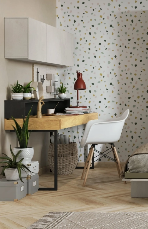 Biurko młodzieżowe Teen Flex, nowoczesne, hikora naturalna, grafitowe nogi, 150x76x61 cm, 3 szuflady, styl loft, ergonomiczne.