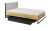Stylowe łóżko młodzieżowe Teen Flex 120x200 cm w stylu loft z wysokim zagłówkiem, pojemną szufladą i oświetleniem LED, idealne do pokoju nastolatka.