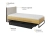 Nowoczesne łóżko Teen Flex 90x200 cm w stylu loft z wysokim zagłówkiem, półką i oświetleniem LED, idealne do pokoju młodzieżowego.