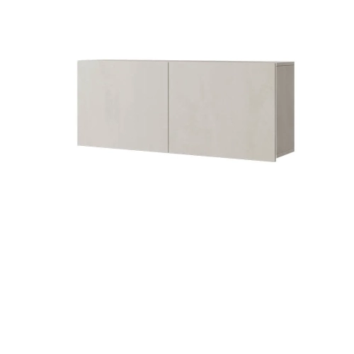Szafka wisząca Teen Flex, 2-drzwiowa, kolor silk flou, 110x45x27 cm, nowoczesny design, 4 półki, bezuchwytowe fronty. Idealna do pokoju młodzieżowego.
