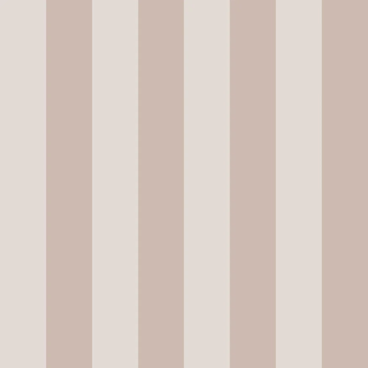 Tapeta w pasy beżowo-szare – Portofino Stripes Cappuccino, ekologiczna, 280x100 cm, subtelny wzór w ciepłych odcieniach beżu i szarości, idealna do każdego wnętrza.
