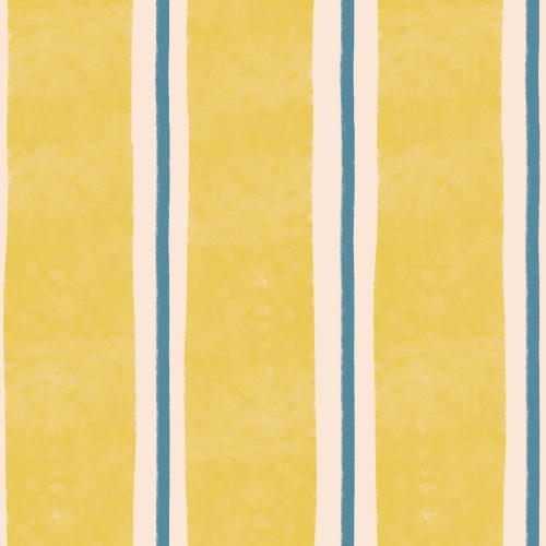 Tapeta w pasy żółto-niebieskie – Stripes Draw Yellow Blue, ekologiczna, 280x50 cm, żywe żółte i delikatne niebieskie pasy, idealna do pokoju dziecka.