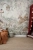 tapeta las dla dzieci beżowa, mural leśne zwierzęta, tapeta z jeleniem i wiewiórką, tapeta do pokoju dziecięcego, tapeta las skandynawska, mural las na ścianę