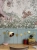 tapeta las dla dzieci beżowa, mural leśne zwierzęta, tapeta z jeleniem i wiewiórką, tapeta do pokoju dziecięcego, tapeta las skandynawska, mural las na ścianę