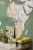 tapeta mapa świata dinozaury zielona, mural edukacyjny z dinozaurami, tapeta geograficzna dla dzieci, tapeta prehistoryczna do pokoju dziecka, tapeta dinozaury urban jungle