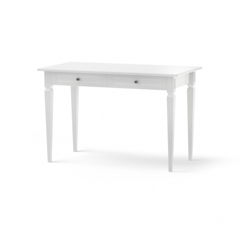 biurko dla dziecka szare Ines Elegant White Bellamy, stylowe biurko do pokoju dziecka, białe biurko dla nastolatki