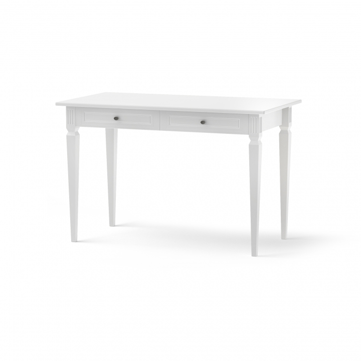 biurko dla dziecka szare Ines Elegant White Bellamy, stylowe biurko do pokoju dziecka, białe biurko dla nastolatki