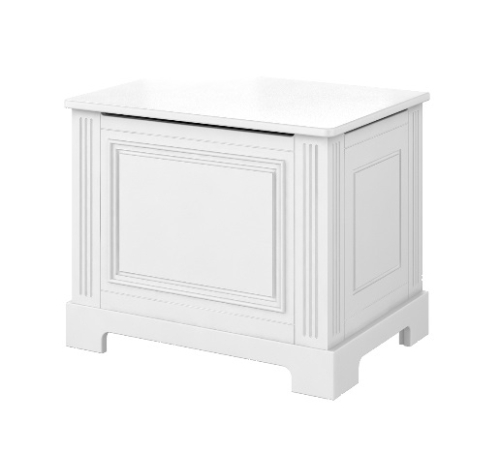 biała skrzynia na zabawki Ines Elegant White