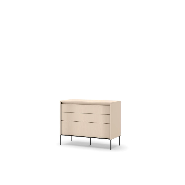 TREND SYPIALNIA – kompaktowa komoda 3 szuflady z MDF