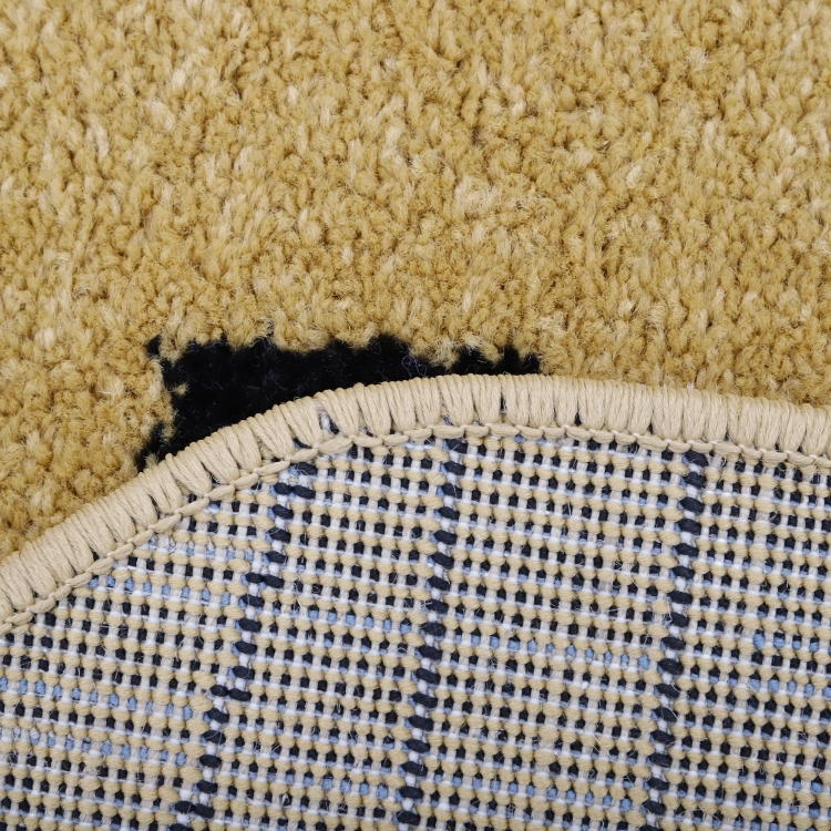 dywan dziecięcy LOTTAH z motywem lwa w kolorach mango, czerni i pomarańczu, 100x150 cm, idealny do pokoju chłopca i dziewczynki
