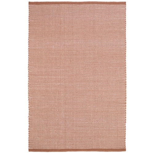 duży dywan retro brudny róż 160x230 cm z wełny i korkową osnową, do salonu lub jadalni