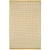 duży dywan retro mango 140x200 cm w drobną żółtą kratkę z ecru wełną