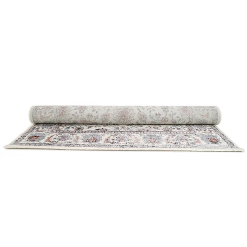 dywan perski kremowo-błękitny 120x170 cm z klasycznym wzorem, idealny do pokoju dziecka lub salonu