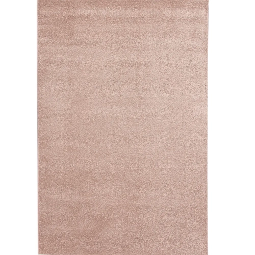 dywan dziecięcy Bella Rose 120x170 cm w pastelowym różowym kolorze, gładki, miękki i trwały, idealny do pokoju dziewczynki