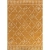 dywan Honey 120x170 cm w kolorze miodowego żółtego i beżu z białym geometrycznym wzorem, miękki i sprężysty, idealny do salonu lub sypialni