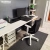 czarne krzesło velvetowe ergonomiczne Duo Loft Black do biurka dla chłopca