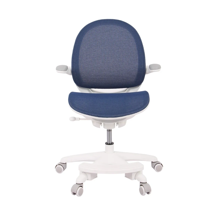 ergonomiczne krzesło dziecięce granatowo-niebieskie Spacetronik
